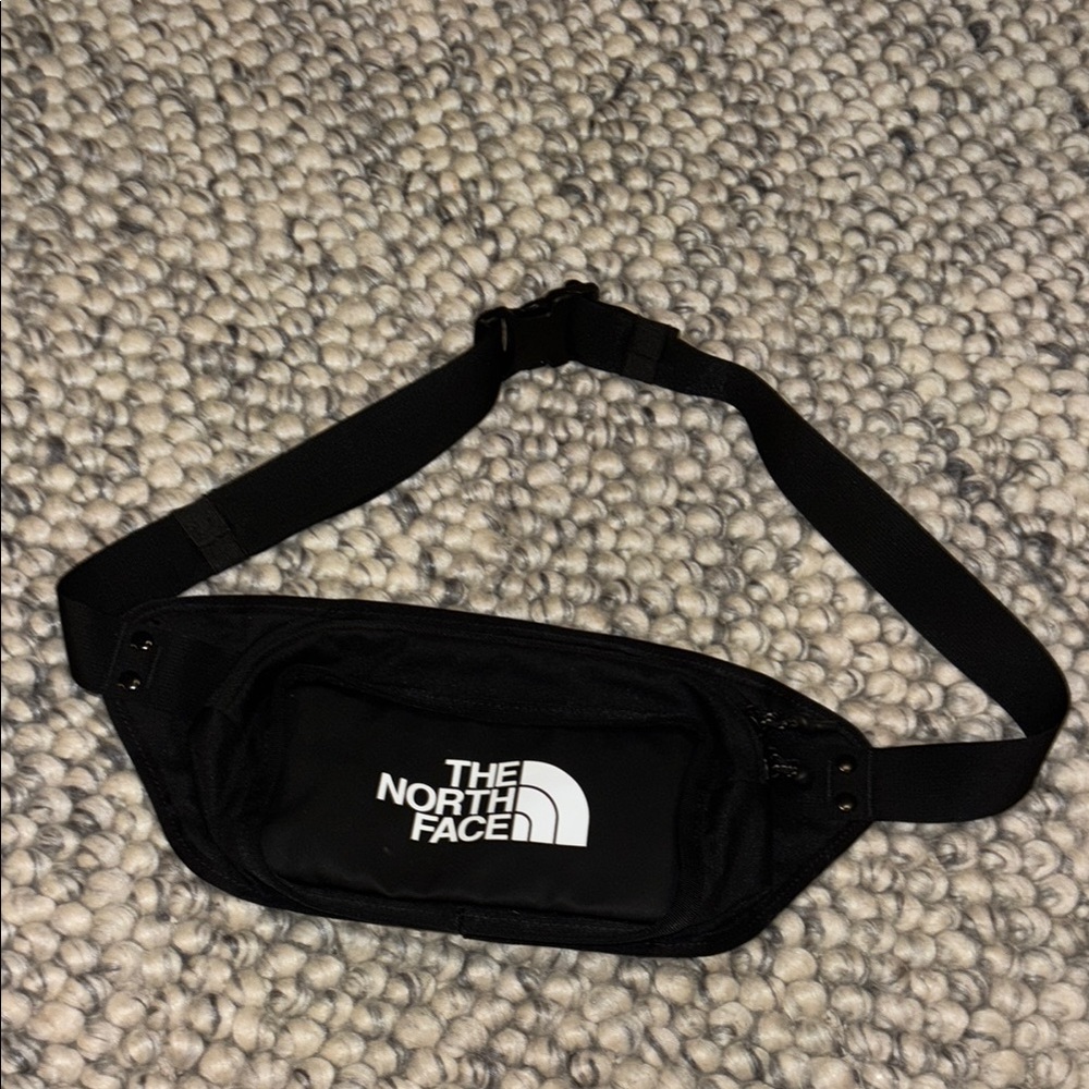 The North Face Black Belt Bag with Adjustable Strap